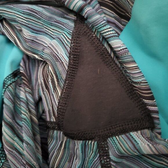 LULULEMON ATHLETICA Lululemon Pace Rival Crop Space Dye Twist Naval Blue 4 - Picture 8 of 10